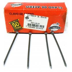 Clavo liso 4"