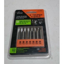 Juego de puntas torx 2"