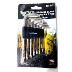 Juego de  torx