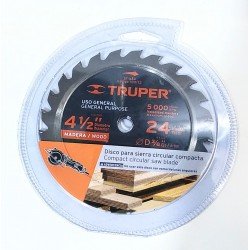 Disco para madera 4 1/2