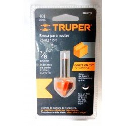 Broca para router ⅞