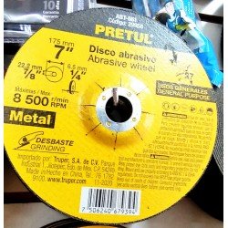 Disco abrasivo 7"