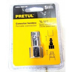 Conector hembra ¼