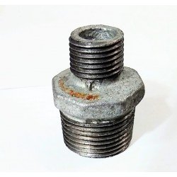 Niple galvanizado 1"x½
