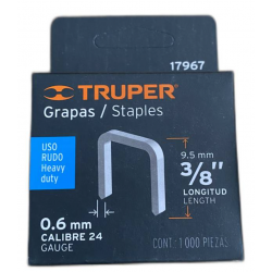 Grapas ⅜ x 0.6 mm