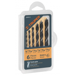 Juego de brocas madera 6