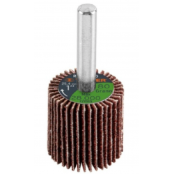 Rueda flap con vastago 1"