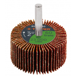 Rueda flap con vastago 2"