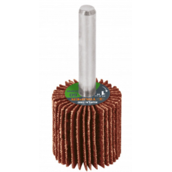 Rueda flap con vastago 1"