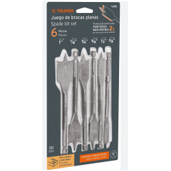 Juego de brocas planas